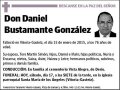BUSTAMANTE GONZALEZ,DANIEL