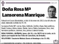 LANSORENA MANRIQUE,ROSA Mª