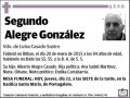 ALEGRE GONZALEZ,SEGUNDO