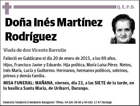 MARTINEZ RODRIGUEZ,INES
