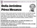 PEREZ MESANZA,JERONIMA