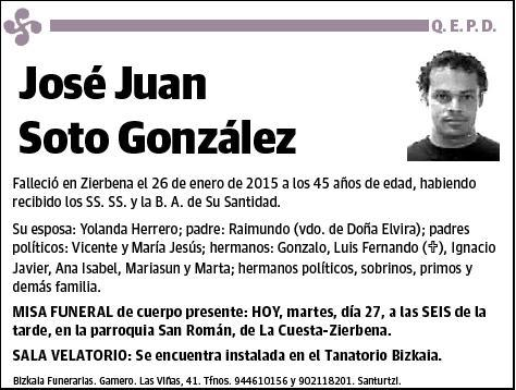 SOTO GONZALEZ,JOSE JUAN