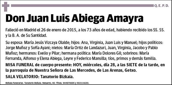 ABIEGA AMAYRA,JUAN LUIS