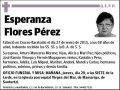 FLORES PEREZ,ESPERANZA