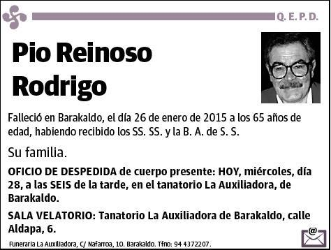 REINOSO RODRIGO,PIO