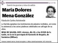 MENA GONZALEZ,MARIA DOLORES
