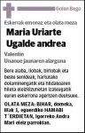 URIARTE UGALDE,MARIA
