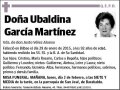 GARCIA MARTINEZ,UBALDINA
