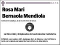 BERNAOLA MENDIOLA,ROSA MARI