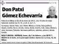 GOMEZ ECHEVARRIA,PATXI