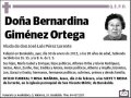 GIMENEZ ORTEGA,BERNARDINA