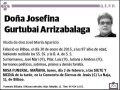 GURTUBAI ARRIZABALAGA,JOSEFINA
