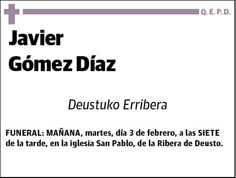 GOMEZ DIAZ,JAVIER