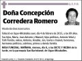 CORREDERA ROMERO,CONCEPCION