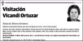 VICANDI ORTUZAR,VISITACION