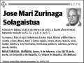 ZURINAGA SOLAGAISTUA,JOSE MARI