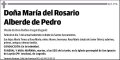 ALBERDE DE PEDRO,MARIA DEL ROSARIO