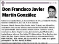 MARTIN GONZALEZ,FRANCISCO JAVIER