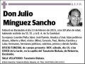 MINGUEZ SANCHO,JULIO