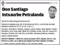 INTXAURBE PETRALANDA,SANTIAGO