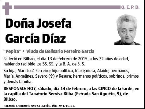 GARCIA DIAZ,JOSEFA