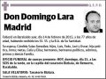 LARA MADRID,DOMINGO