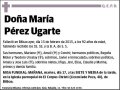PEREZ UGARTE,MARIA