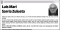 SARRIA ZULUETA,LUIS MARI