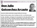 GOICOECHEA ARCAUTE,JULIO