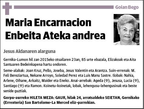 ENBEITIA ATEKA,MARIA ENCARNACION