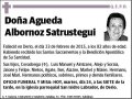 ALBORNOZ SATRUSTEGUI,AGUEDA