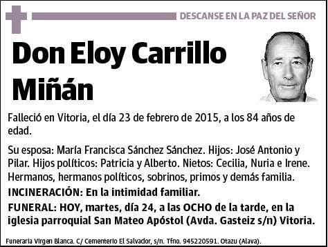 CARRILLO MIÑAN,ELOY