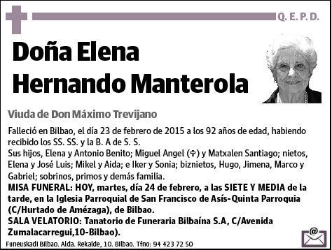 HERNANDO MANTEROLA,ELENA