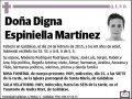 ESPINIELLA MARTINEZ,DIGNA