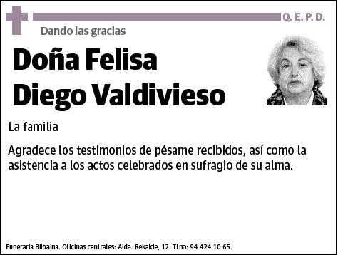 DIEGO VALDIVIESO,FELISA