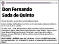 SADA DE QUINTO,FERNANDO