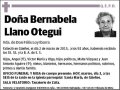 LLANO OTEGUI,BERNABELA