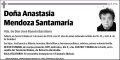 MENDOZA SANTAMARIA,ANASTASIA