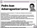 AZKARRAGAURIZAR LARREA,PEDRO JUAN