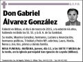 ALVAREZ GONZALEZ,GABRIEL