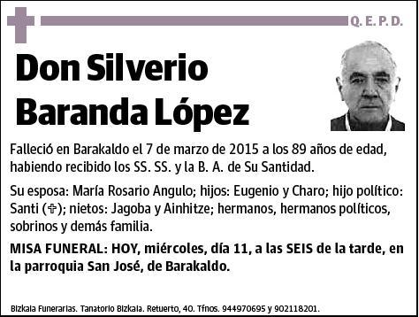 BARANDA LOPEZ,SILVERIO