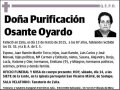 OSANTE OYARDO,PURIFICACION