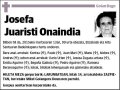 JUARISTI ONAINDIA,JOSEFA