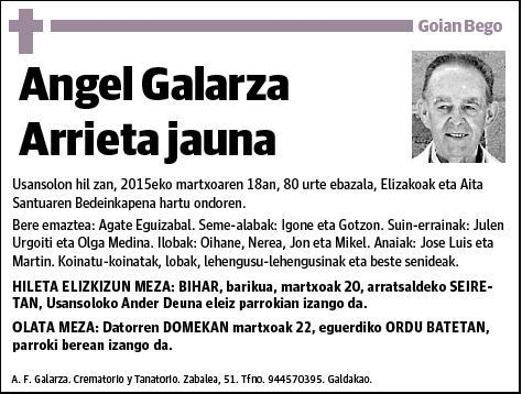 GALARZA ARRIETA,ANGEL