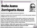 ZORRIQUETA ASUA,JUANA