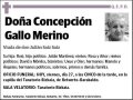 GALLO MERINO,CONCEPCION