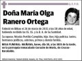 RANERO ORTEGA,MARIA OLGA