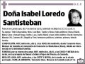 LOREDO SANTISTEBAN,ISABEL