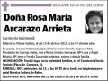 ARCARAZO ARRIETA,ROSA MARIA