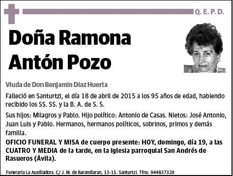 ANTON POZO,RAMONA